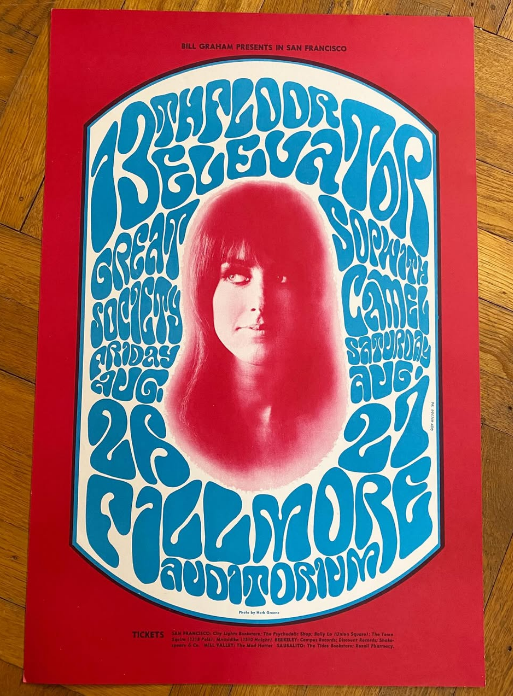 13th Floor Elevators - Great Society - Fillmore Vintage SF Poster