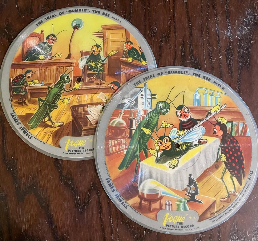Set of Vintage Vogue Picture Vinyl Records