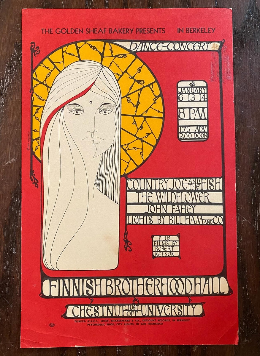 Country Joe & the Fish and John Fahey Poster