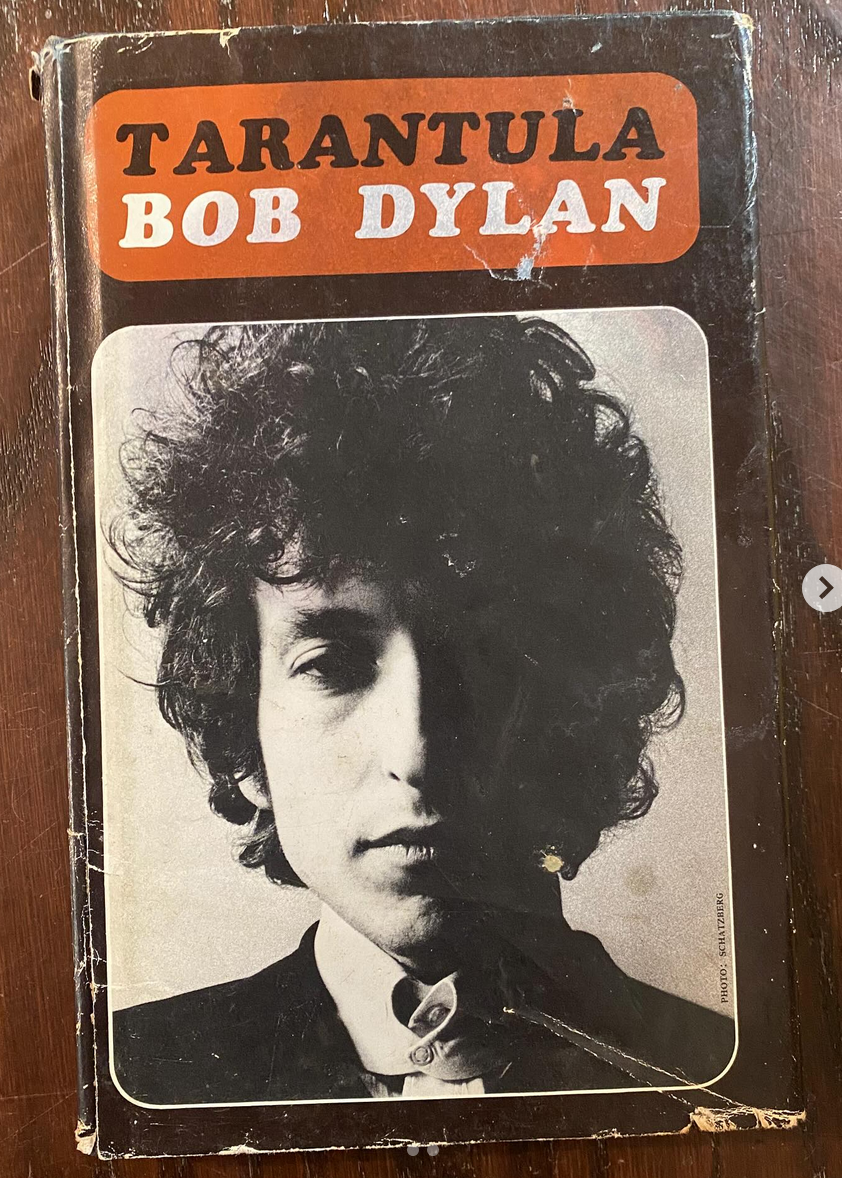 BOB DYLAN Tarantula Book - Hardcover 1st Edition/1st Printing