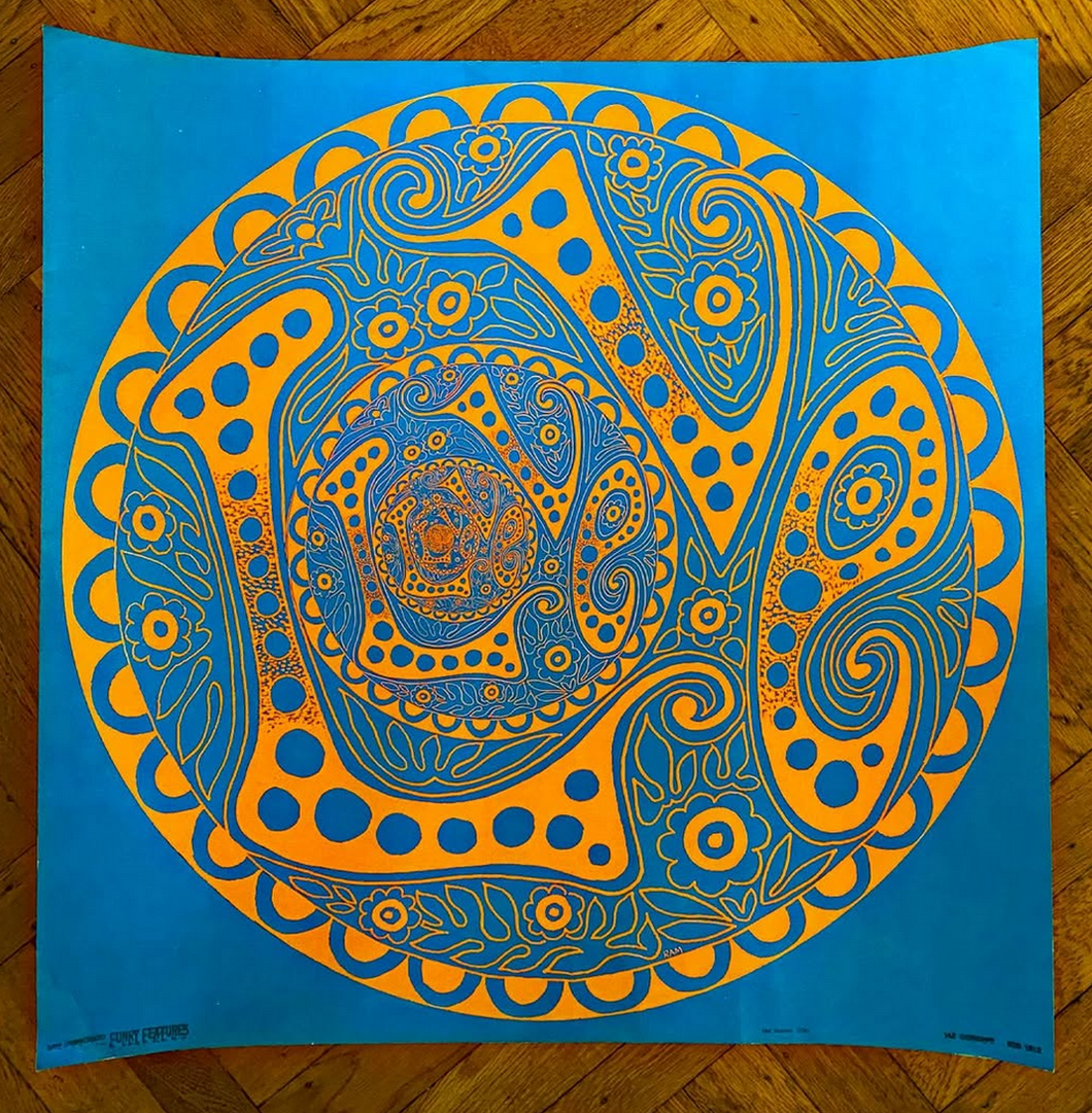 Funky Features Black Light Poster