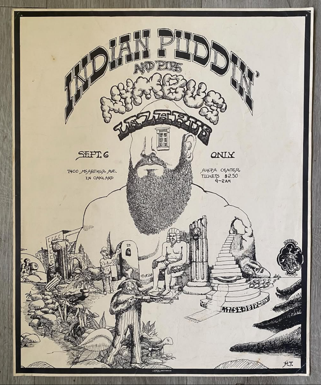 Indian Puddin' - RARE Art Poster - Hector Tellez