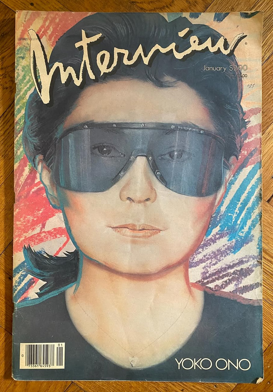 INTERVIEW Magazine - Yoko Ono 1985 - Wim Wnders