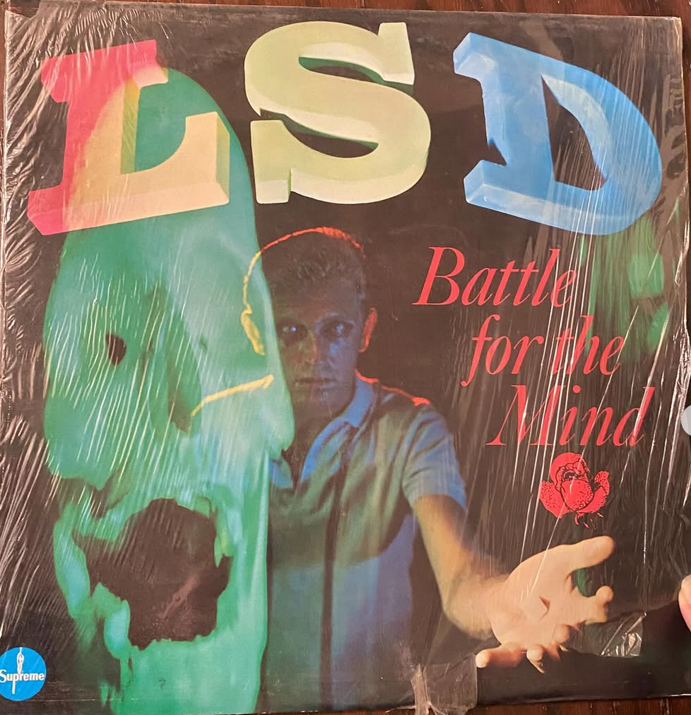 LSD Battle for the Mind Vinyl Original LP - Circa 1966