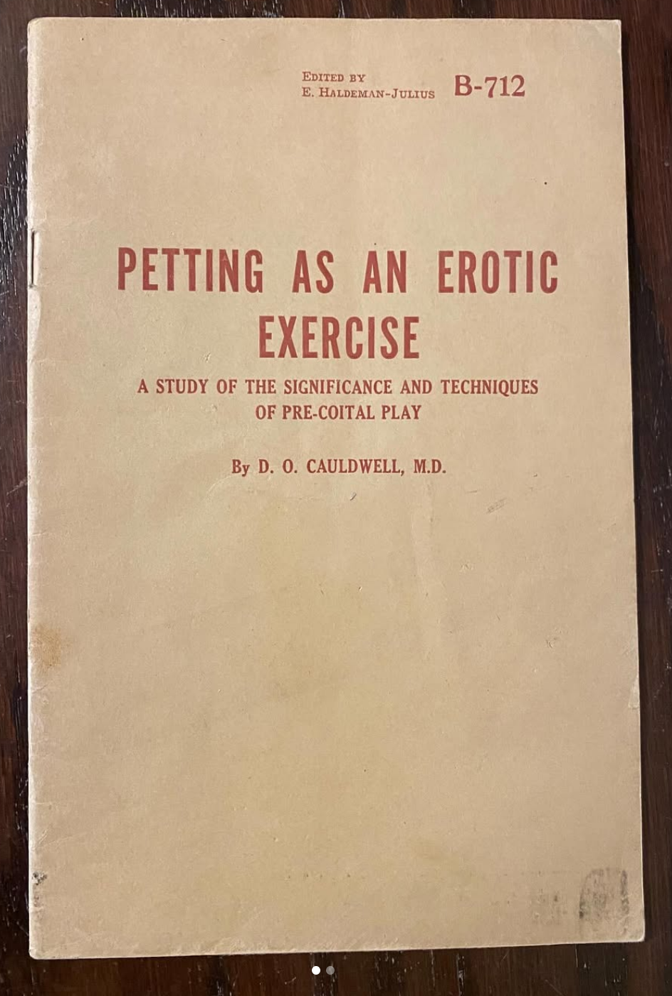 Petting as an Erotic Exercise