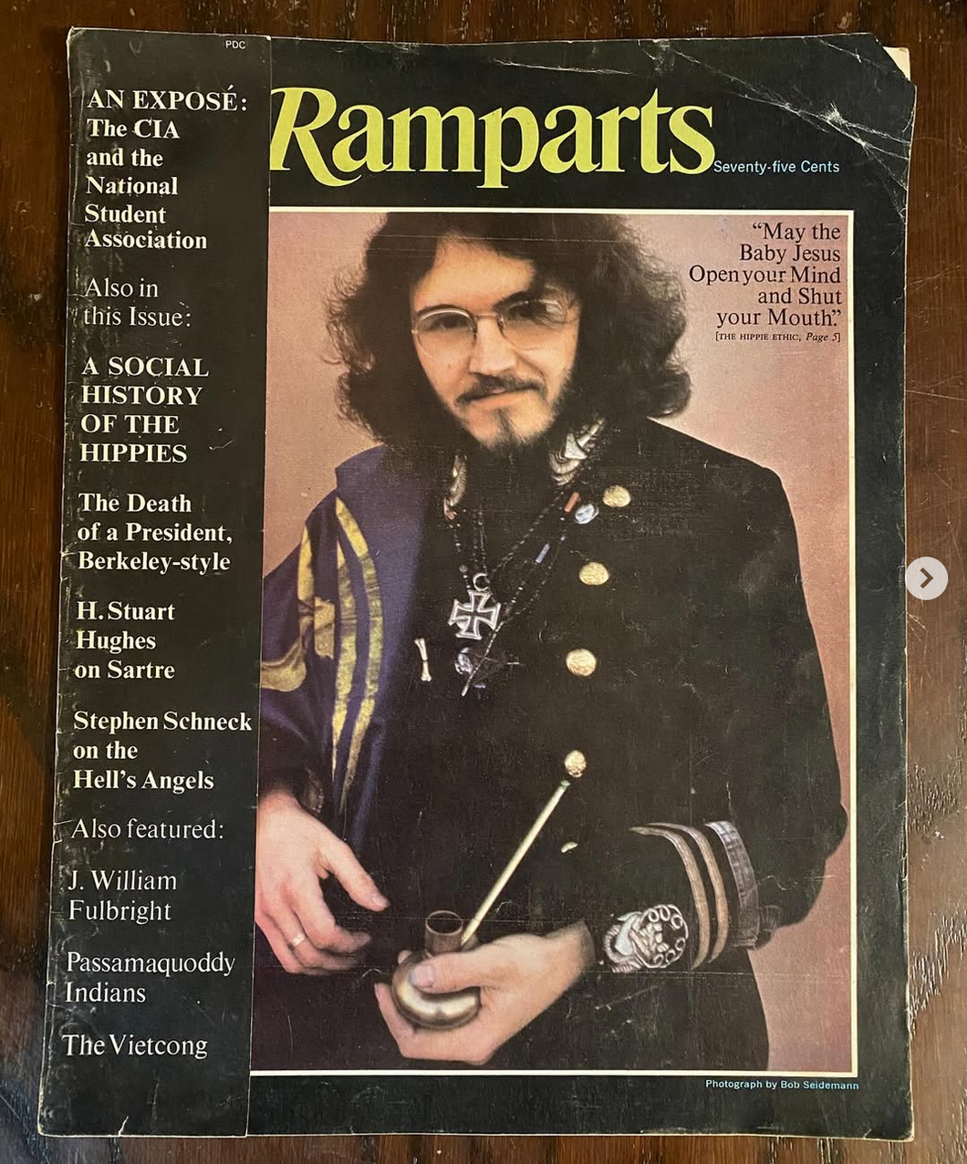 Ramparts Magazine March 1967 - Stanley Mouse Cover