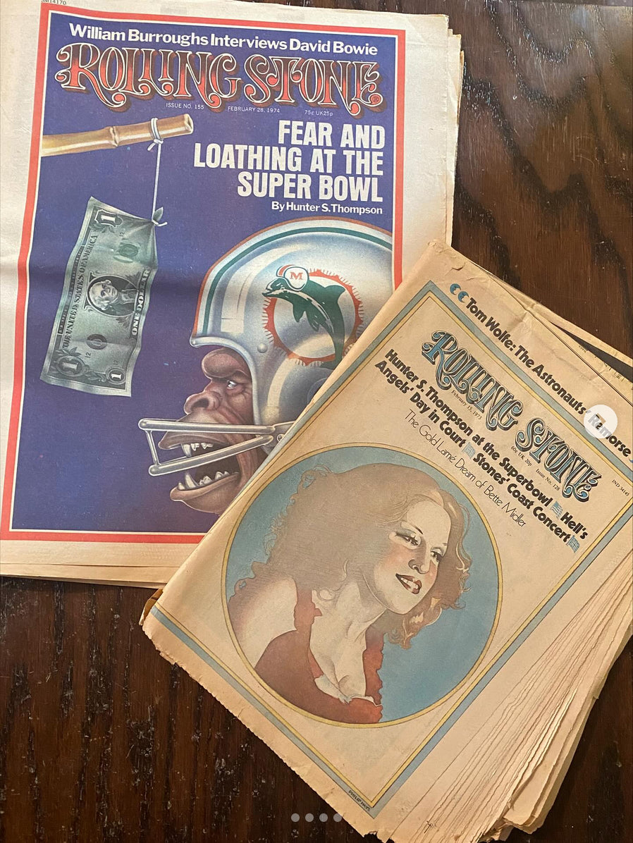 Rolling Stone Magazine - 2 with Hunter S. Thompson