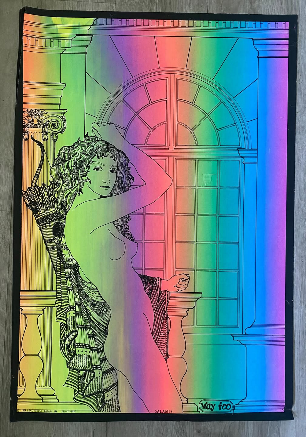 Salemec Blacklight Poster by Way Foo - 1970