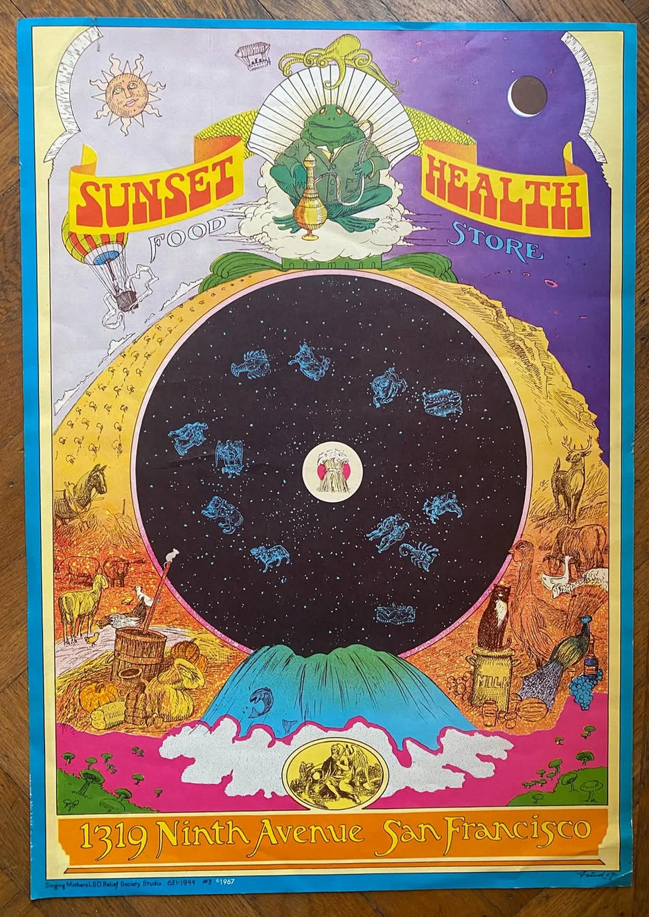 Sunset Health Food Store Poster by Bob Fried