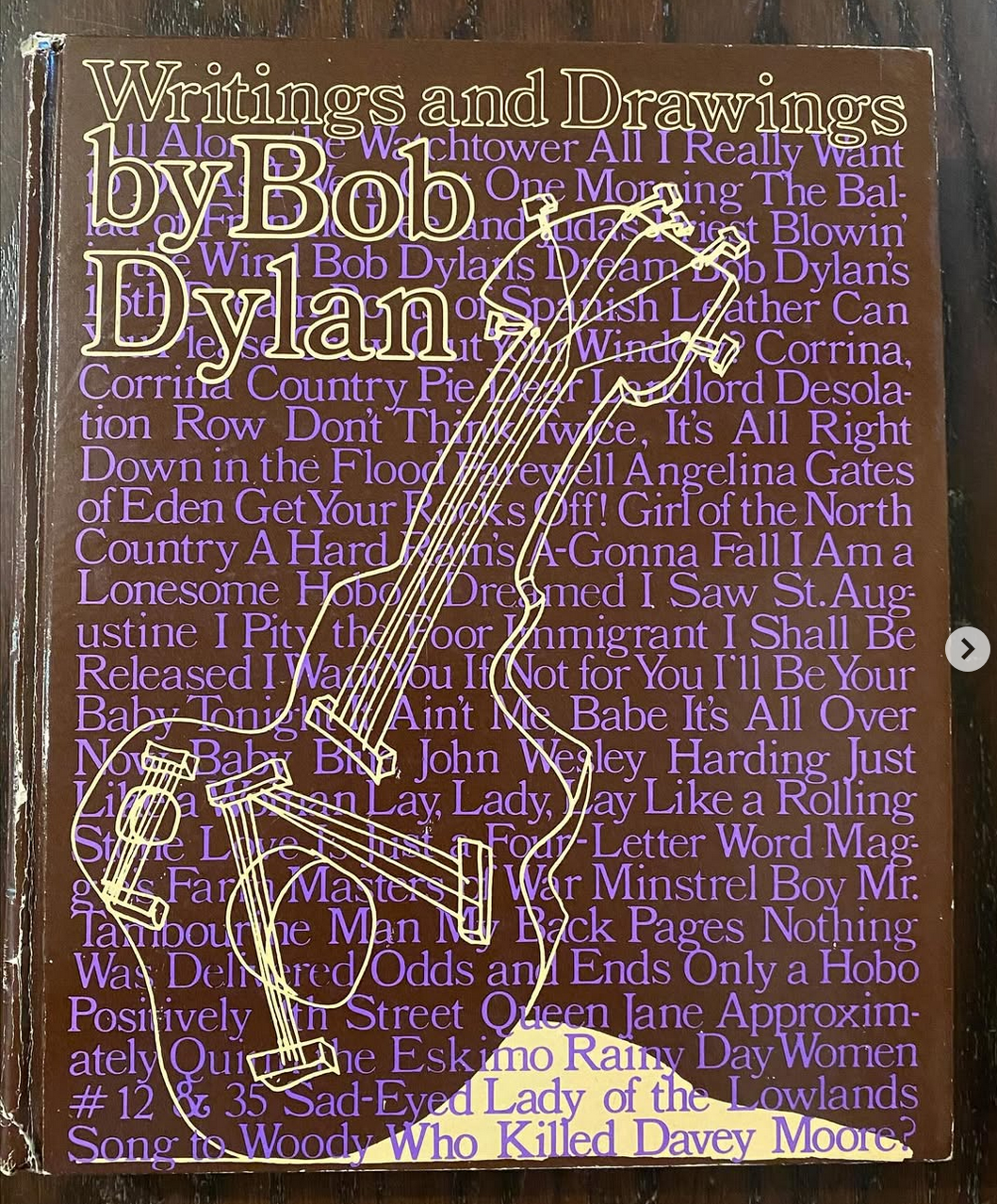 BOB DYLAN Writings And Drawings book